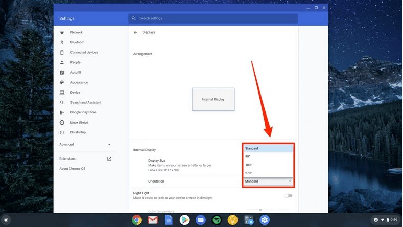 How to Rotate Screen on Chromebook