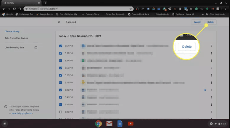 How to Delete History On Chromebook