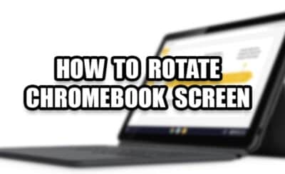 How to Rotate Screen on Chromebook