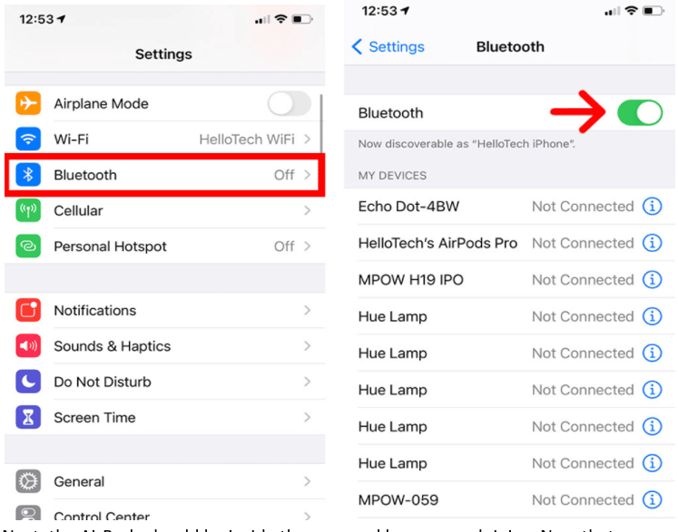 How to Connect Airpods to iPhone