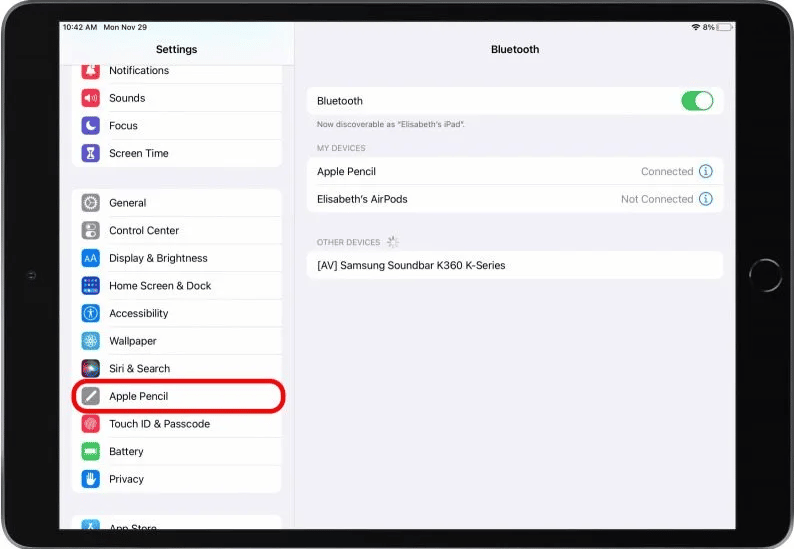 How to Connect Apple Pencil to IPad