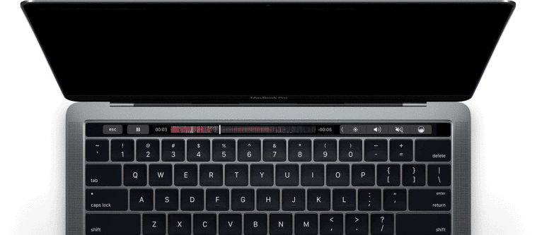 Take a Screenshot of the Touch Bar