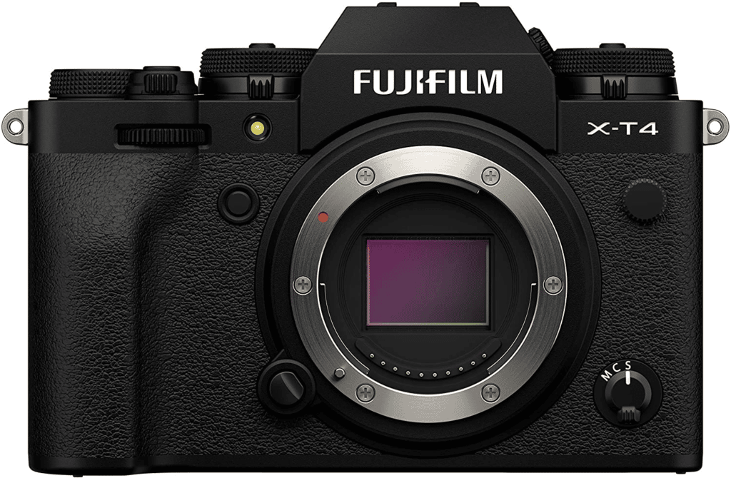 Fujifilm x-t4 mirrorless camera