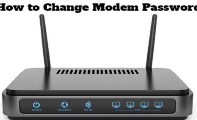 How to Change Modem Password