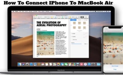 How To Connect iPhone To MacBook Air