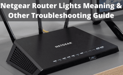 Netgear Router Lights Meaning