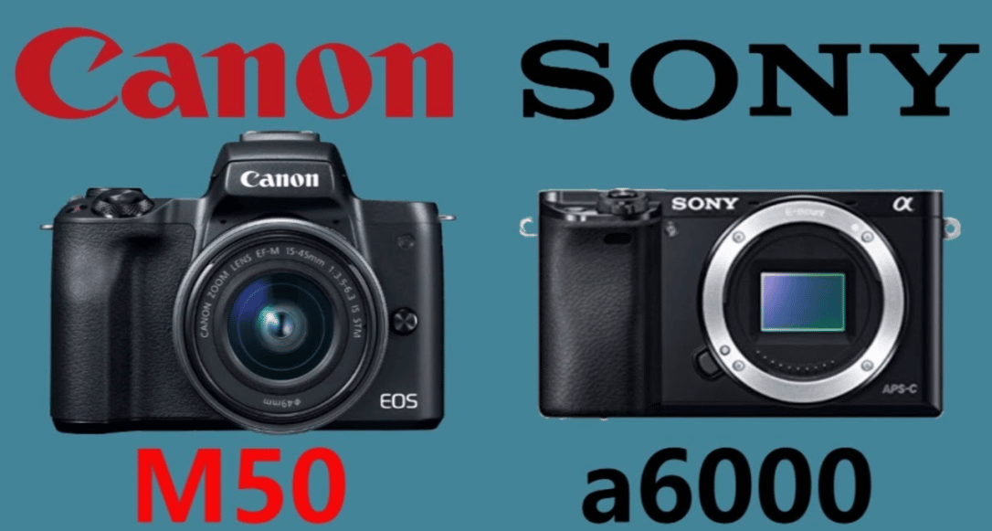 Canon M50 vs Sony A6000