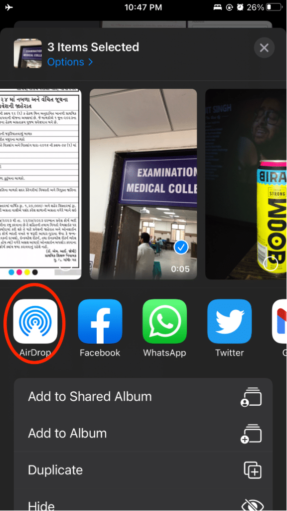 How to Airdrop Photos - Choose AirDrop How to Airdrop Photos - Choose AirDrop