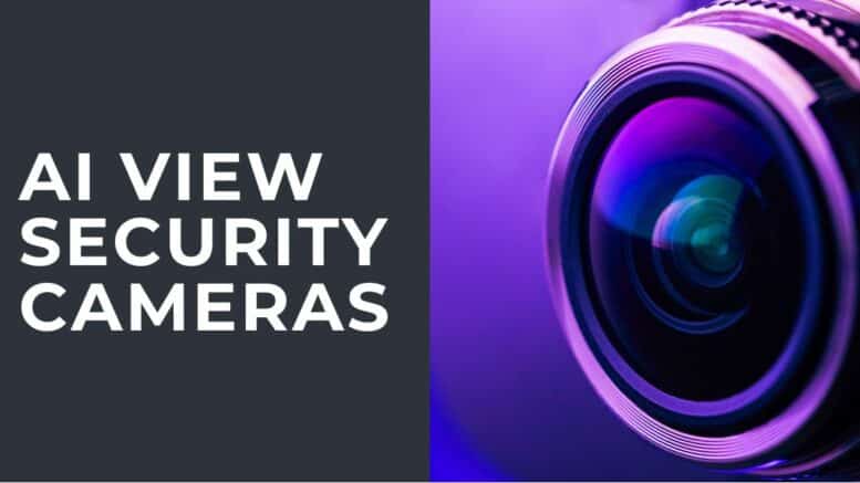 AI view security cameras