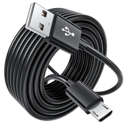 10FT Long PS4 Charger Cord for Xbox One Controller,PS4 Charging Cable,Micro USB Cable for Xbox One S/X Slim Elite Controller,PlayStation 4 Games,Dualshock 4 Controller Data Sync Cord Wire