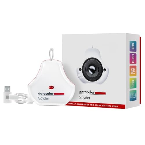 2024 Version Datacolor Spyder Monitor Calibration Tool: Ensures Accurate & Consistent Color for Photos & Online Content