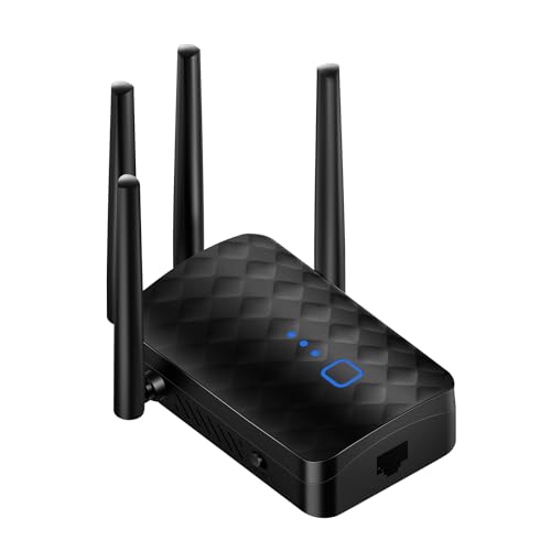 2024 WiFi Extender Signal Booster for Home, 1.2Gbps WiFi Booster, Dual Band 5GHz&2.4GHz, Covers Up to 10000 Sq.ft and 36 Devices, 1200Mbps Home Signal Booster w/Ethernet Port, Made for USA