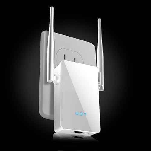 2026 WiFi Extender Signal Booster, New Gen Internet Booster for Home, 4X Faster, Covers up to 16,899 sq.ft, Wi-Fi Repeater with Ethernet Port, Wireless Long Range Amplifier, Easy Setup (White)