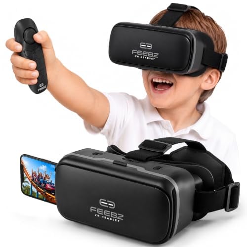 3D VR Headset for Kids + Android Remote - for iPhone & Android Phones