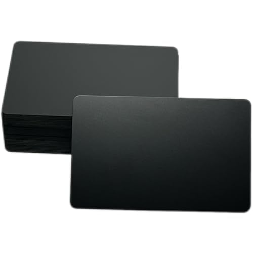 50 Pieces NFC Tags NTAG215 NFC Cards Black NFC Business Card 504 Bytes Memory Programmable, NFC Card Compatible with TagMo and NFC-Enabled Devices