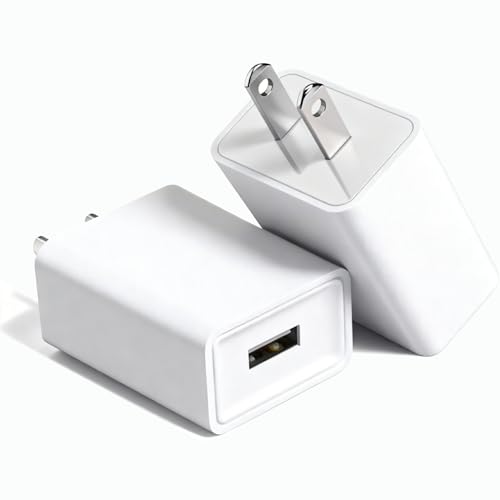 5V 2A USB Power Adapter for Wyze Cam, Blink Mini Pan, Nest Cam, Ring Spotlight, Ring Stick Cam, Kasa Cam, Google Nest, Furbo Dog, Dropcam,Arlo cam,YI Dome Security Camera Wall Charger (2 Pack)