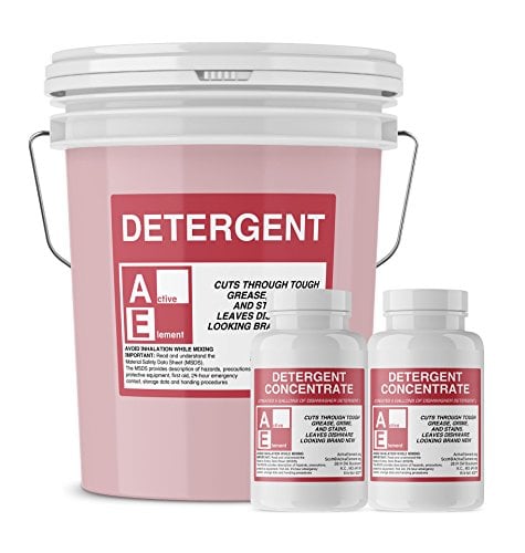 Active Element Commercial Dishwasher Detergent - Makes One 5 Gallon Pail - Industrial Dish Detergent - For High and Low Temp Dishwasher Machine