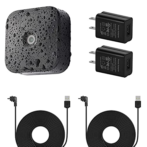 ALERTCAM 2Pack Power Adapter with 30 ft/9 m Weatherproof Cable for Blink XT / XT2 & Blink Outdoor(3rd Gen) Camera, Continuously Charging Your Blink Camera, No More Battery Changes