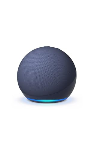 Amazon Echo Dot (5th Gen, 2022 release) | With bigger vibrant sound, helpful routines and Alexa | Deep Sea Blue