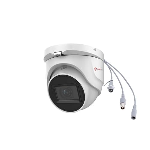 Anpviz 5MP Analog CCTV Camera 4-in-1 (TVI/AHD/CVI/CVBS) Turret TVI Camera, Dome Security Camera with 100ft Night Vision, Metal Housing IP67, Compatible with Other 5MP and Above DVR(No WiFi)
