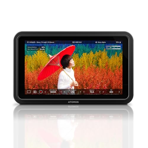 Atomos Shinobi II HDMI 4K Monitor with HDR Touchscreen, All Day Battery Life, and Lightweight Design (Black)