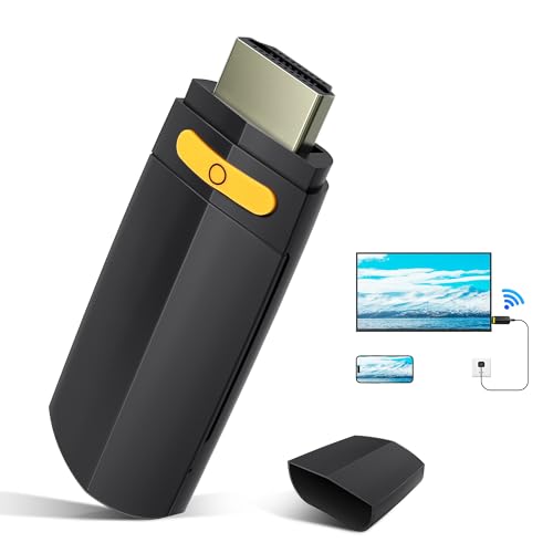 avedio links Wireless Display Adapter, WiFi 1080P Streaming Devices for iPhone to TV, No Setup, No App Needed Screen Mirroring Dongle Receiver to Monitor/Projector/TV for iPhone/iPad/MacBook iOS DLNA