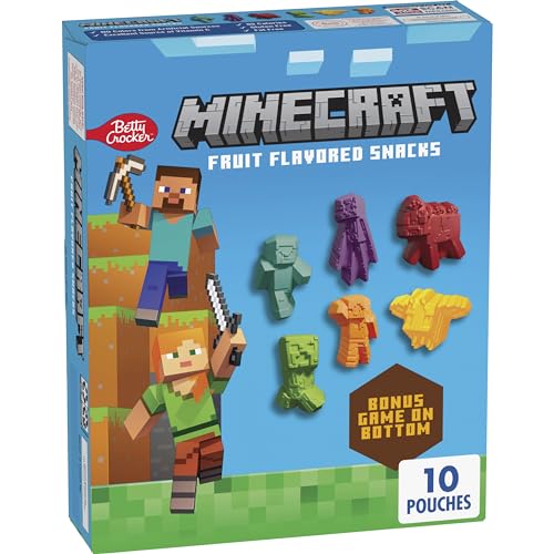 Betty Crocker Minecraft Fruit Flavored Snacks 10 Count, 8 OZ