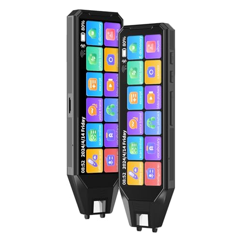 BridgeOne Reading Pen Translator Pen-Scanner with 134 Languges 5.5-Inch Super Screen Suitable for Students Adults (Black)