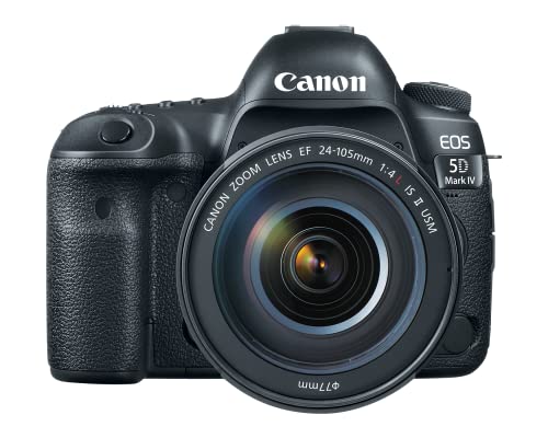 Canon EOS 5D Mark IV Full Frame Digital SLR Camera with EF 24-105mm f/4L IS II USM Lens Kit Black