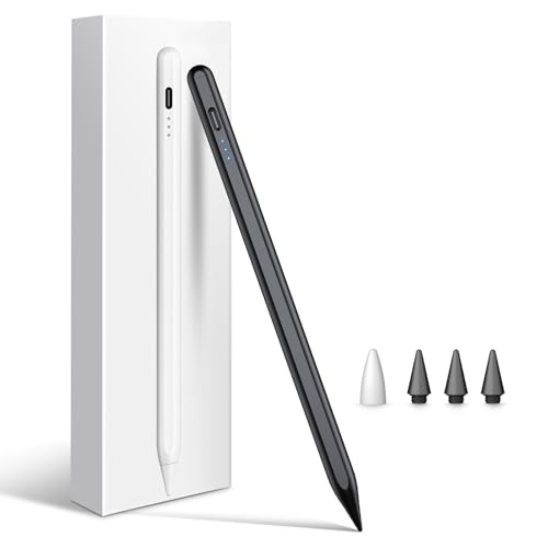 Cisteen Stylus Pen for iPad with Faster Charge,Tilt Sensor Compatible with Apple (2018-2024) iPad Pro 11/13 M4,iPad Air 11/13 M2,iPad Pro 11/12.9 inch,iPad 10/9/8/7/6th,iPad Air 5/4/3rd,iPad Mini 6/5