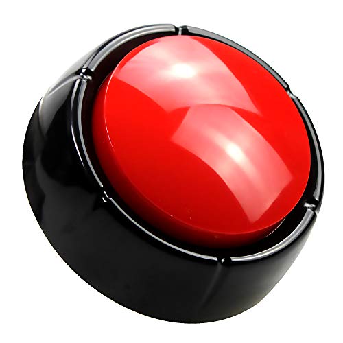Cover Custom Record Talking Button Pet button easy button Sound Button Recordable Recordable Button, Dog Training BuzzerTalking Button Office Desk Gag Gift 30 Seconds 2 AAA Batteries Included - Newest