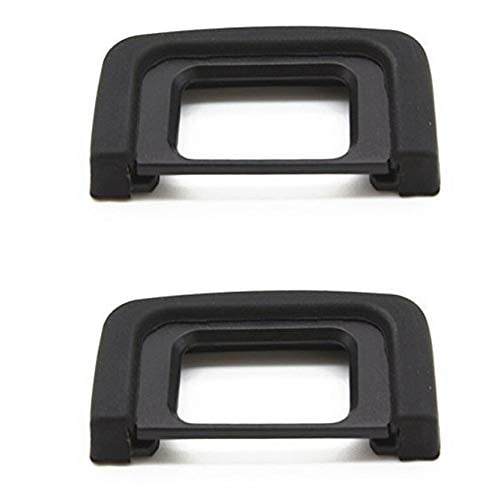 D5600 Viewfinder Eyepiece Eyecup Eye Cup for Nikon D5600 D5500 D5300 D3500 D3400 D3300 Digital Camera [2Packs], Replace eyepiece DK-25, Fire Rock Camera Eyecup Accessories DK25