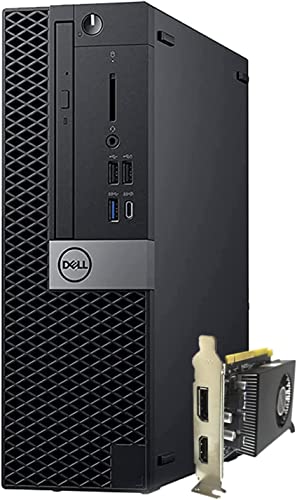 Dell Video Editing CAD OptiPlex 3040 Desktop Computer PC, Intel Core i7-6500, 3.2 GHz Processor, 16GB RAM, 480GB SSD (Fast Boot) + 2TB HDD, Graphics RX-550 4GB DDR5, WiFi, Windows 10 Pro (Renewed)