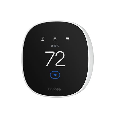 ecobee Smart Thermostat Essential - WiFi Thermostat, Energy Star Certified