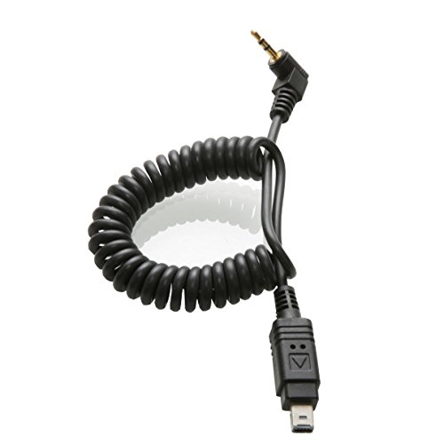 Foto&Tech 2.5mm N3 Camera Remote Control Shutter Release Cable Cord Compatible with Nikon D780 Z6 Z7 D7500 D750 D5600 D5500 D7200 D7100 D5200 D5100 D5000 D3200 D3100 D90, COOLPIX P1000 (13-in Coiled)