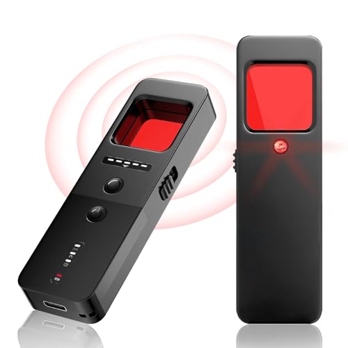 Hidden Camera Detectors, Anti Spy Camera Finder, Bug Detector for RF Signal Scanner GPS Tracker Listening Devices, Portable Hidden Camera Detectors for Travel, Home, Hotel, Office