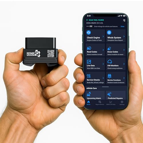 Innova 1000 v2 OBD2 Scanner Bluetooth - Check Engine ABS SRS - No Subscriptions - Free Updates - Diagnostic Scanner for iPhone & Android