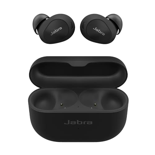 Jabra Elite 10 True Wireless Bluetooth Earbuds – Advanced Active Noise Cancelling with Dolby Atmos Surround Sound, All-Day Comfort, Multipoint, Crystal-Clear Calls – Gloss Black