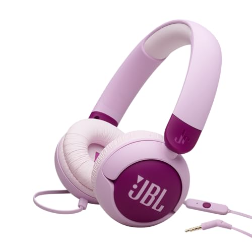 JBL Junior 320 Kids Headphones, Wired, Volume-Limited - Purple