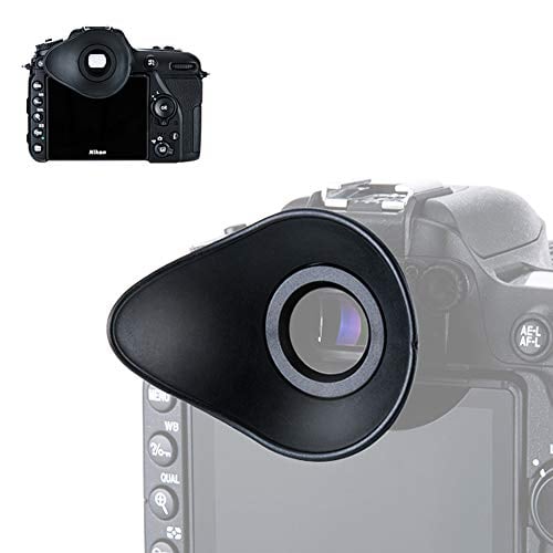 JJC Oval Eyecup Eyepiece Viewfinder for Nikon D7500 D7200 D7100 D7000 D5600 D5500 D5300 D3500 D3400 D780 D750 D610 D90 D80 & More, 360° Rotatable Design Replaces Nikon DK-25/20/21/23/24 Eye Cup