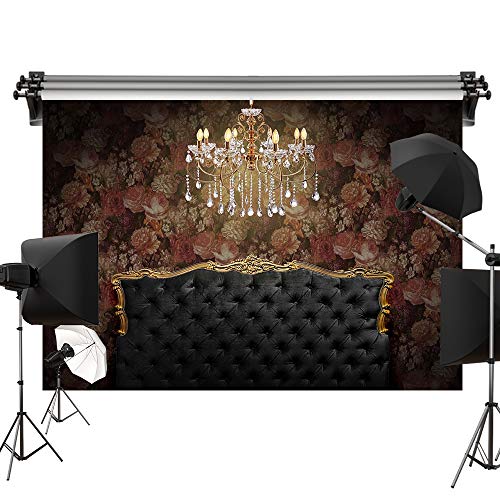 Kate 7x5ft/2.2x1.5m Retro Boudoir Backdrop Headboard Background Photography Studio Props