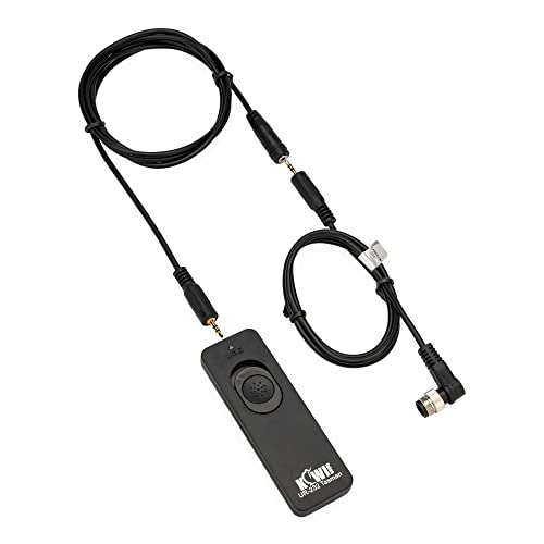 Kiwifotos MC-30 Remote Control Shutter Release Cord for Nikon Z8 Z9 D850 D500 D5 D810 D810A D800 D700 D4s D4 D3 D3s D3X D2H D2X D2Hs D2Xs D300s D300 D200 & Other Nikon Camera with 10-Pin Connection