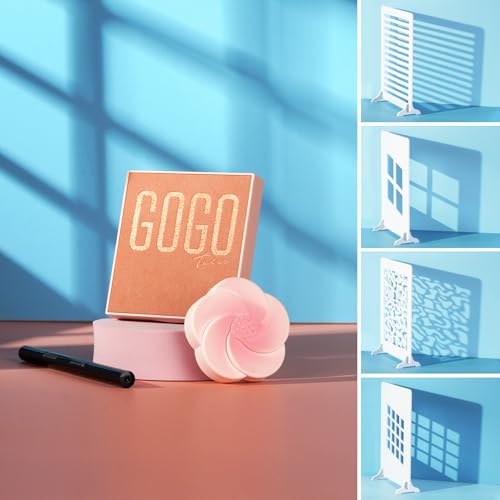 Meking 4PCS Product Photography Props Light and Shadow Boards 16 * 11inch Suitable for Food、Jewelry、Cosmetic、Craft and Other Small Products Photography