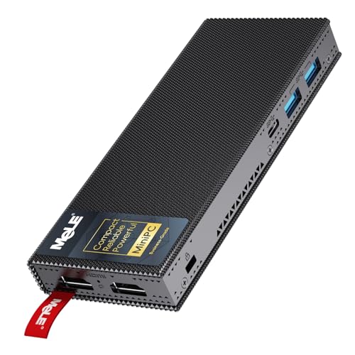 MeLE Fanless Mini PC Stick PCG02 Pro N5105 8GB/128GB Windows 11 Pro WiFi5 USB PD3.0 Micro Computer Stick Dual HDMI 4K Gigabit Ethernet BT5.1 Small PC on Business Office Industrial IOT Media Home