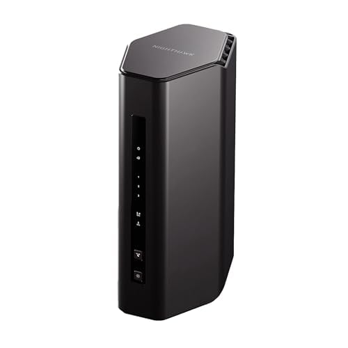 NETGEAR Nighthawk Dual-Band WiFi 7 Router (RS140) - Router Only, BE5000 Wireless Speed (up to 5.0 Gbps) - Covers up to 2,250 sq. ft., 80 Devices - 2.5 Gig Internet Port – Free Expert Help