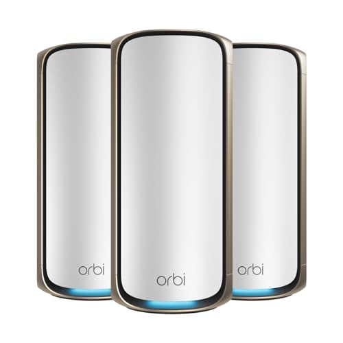 NETGEAR Orbi 970 Series (2026 Release) WiFi 7 Mesh System, 3 Pack