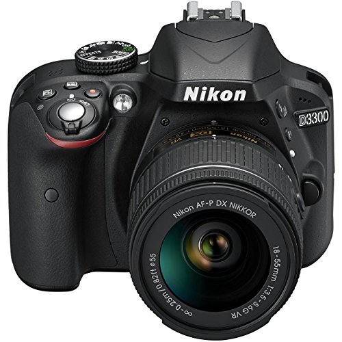 Nikon D3300 w/ AF-P DX 18-55mm VR Digital SLR – Black