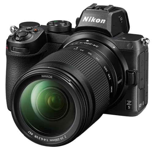 Nikon Z 5 with Telephoto Zoom Lens | Our most compact full-frame mirrorless stills/video camera with 24-200mm all-in-one zoom lens | Nikon USA Model