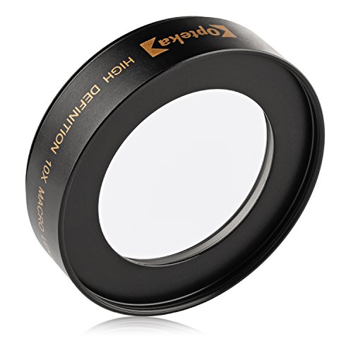 Opteka Achromatic 10x Diopter Close-Up Macro Lens for Nikon D5, D4, D850, D810, D750, D500, D7500, D7200, D5600, D5500, D5300, D3500, D3400, D3300 Digital SLR Cameras (Fits 52mm and 55mm Threads)