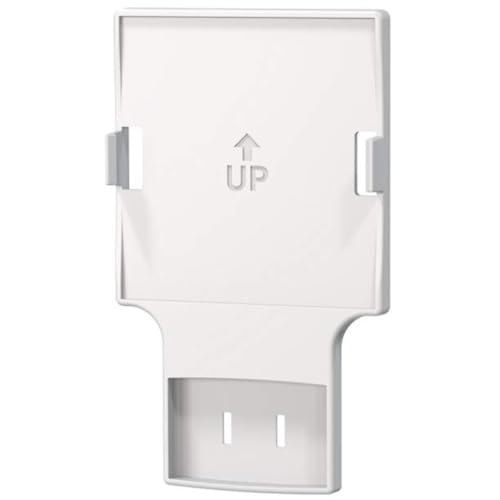 Outlet Mount for Ring Bridge, No Drilling and Speace Saving Wall Mount Holder with Short Cable for Ring Smart Lighting Bridge (1 Pack)